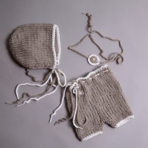 Babyhose gestricktes Set